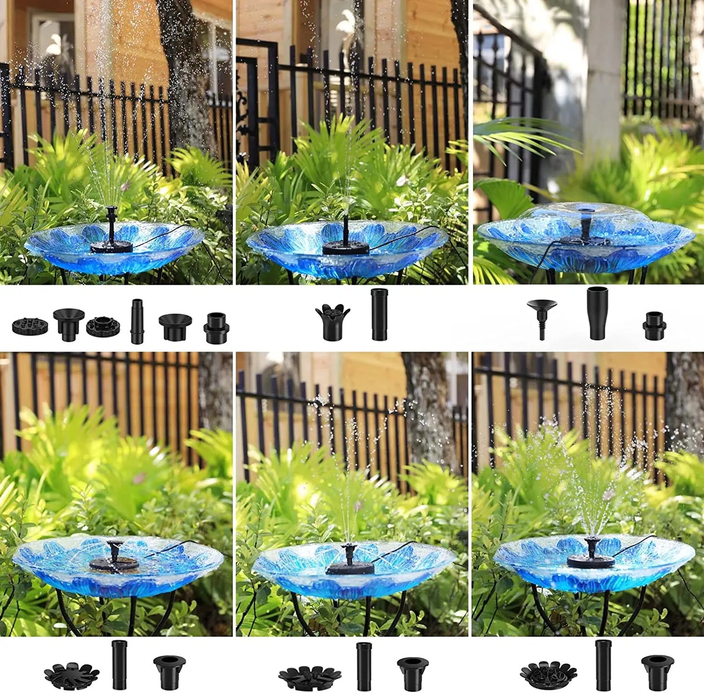 Solar Bird Bath Fountain Pump