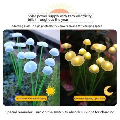Solar Jellyfish Lights – Colorful Garden LED Decor (6/8/10 Heads)