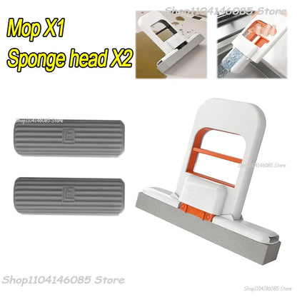 Mini Foldable Cleaning Mop – Handheld Home & Car Cleaner