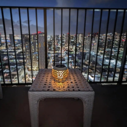 “Solar LED Lantern – Patio & Garden Table Light”