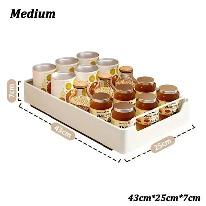 Pull-Out Metal Kitchen Drawer Organizer | Spice & Cabinet Rack