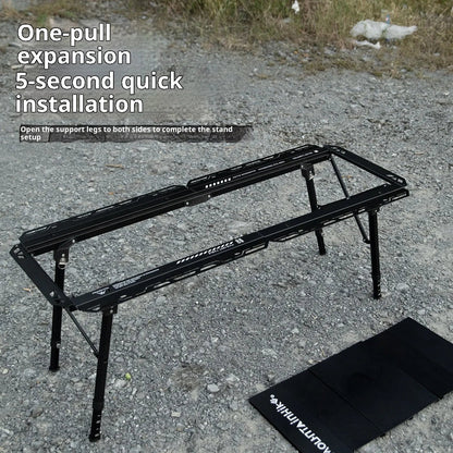 Ultra-Light Foldable Camping IGT Table – Portable Outdoor Cooking Stand