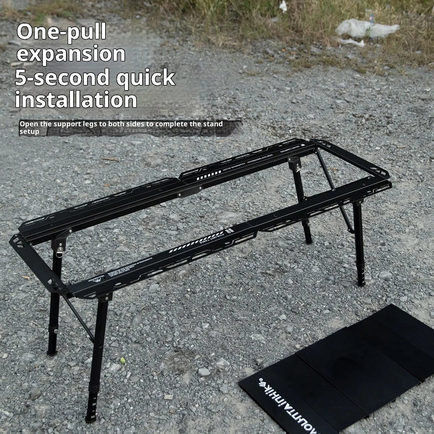 Ultra-Light Foldable Camping IGT Table – Portable Outdoor Cooking Stand