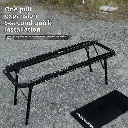 Ultra-Light Foldable Camping IGT Table – Portable Outdoor Cooking Stand