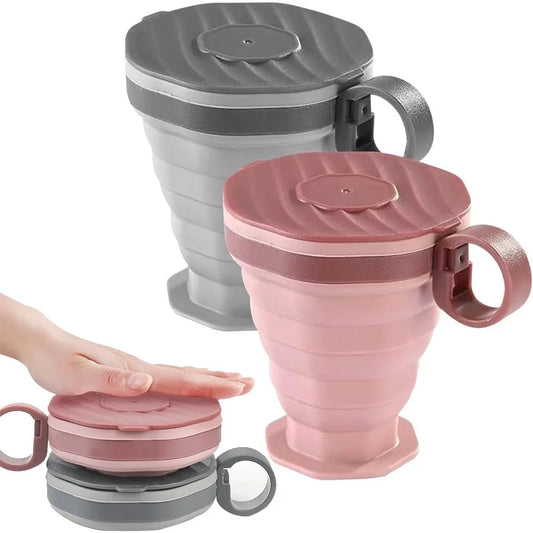 Foldable Silicone Travel Coffee Cup – Reusable & Portable