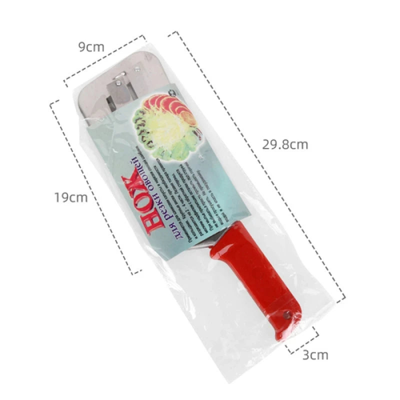 Stainless Steel Vegetable Slicer – Double Blade Kitchen Cutter