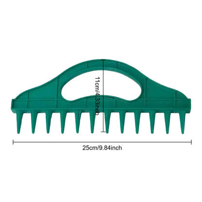 12-Hole Garden Seed Spacer Tool – Easy Planting & Soil Digger