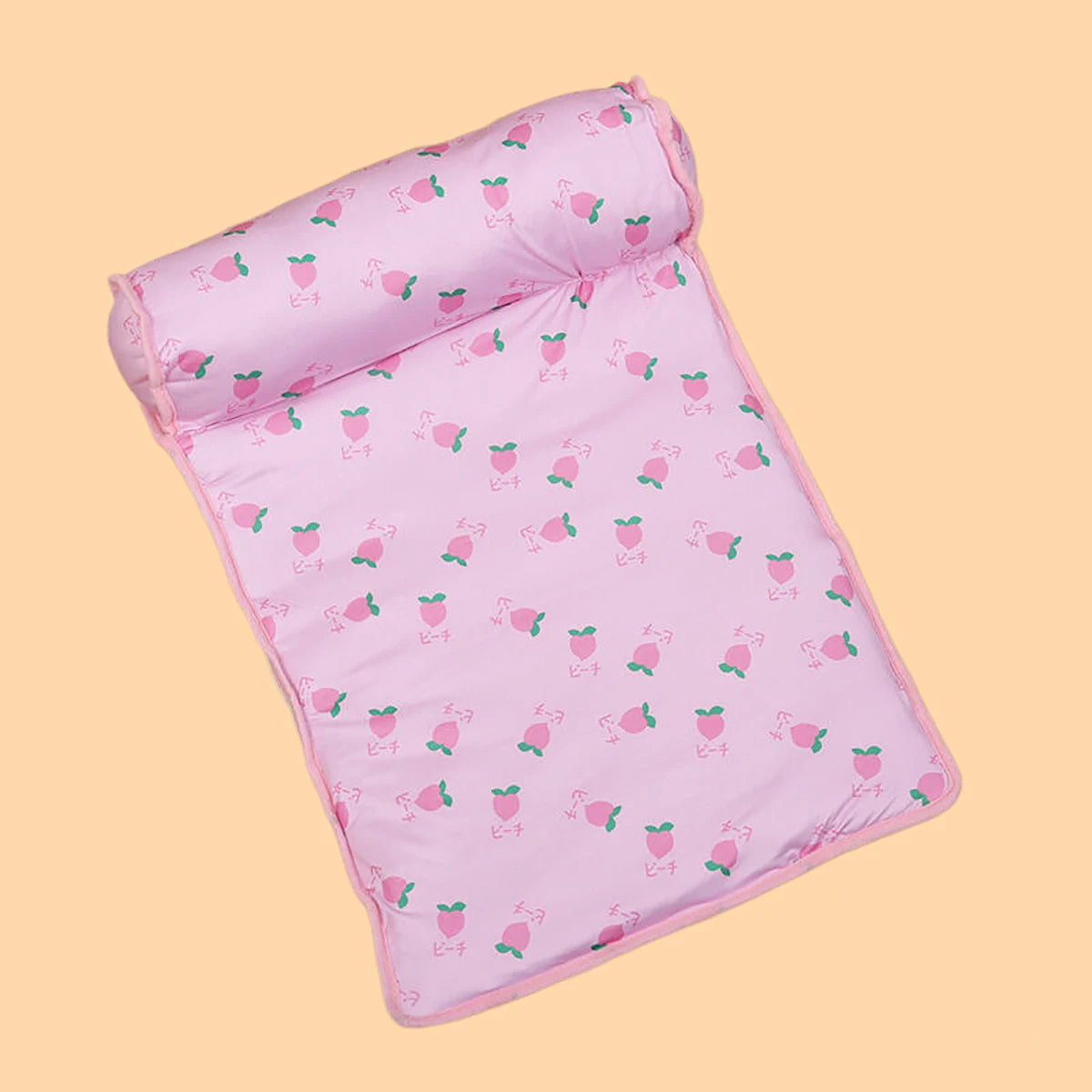 Cooling Pet Mat with Pillow – Non-Slip Comfort for Dogs & Cats