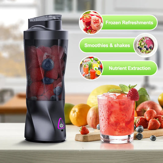 Portable 700ml Juicer Blender – USB Rechargeable Smoothie Maker