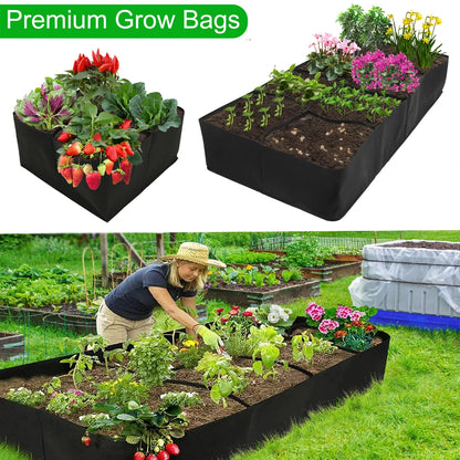 Multi-Grid Raised Garden Bed Grow Bag Planter