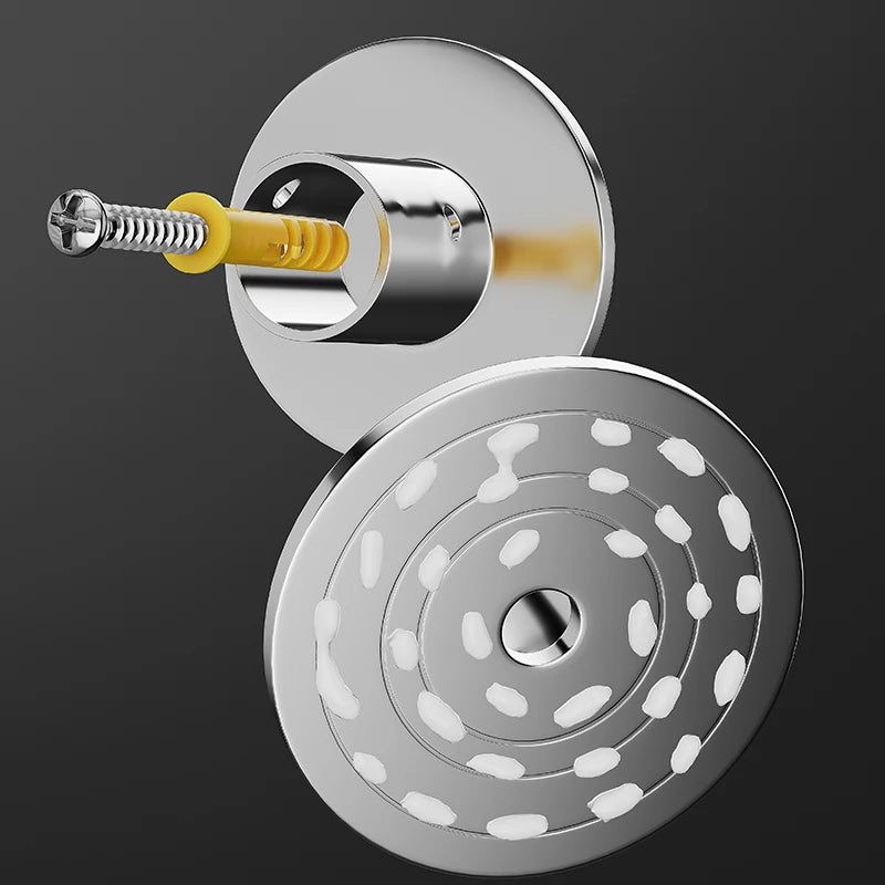 Adjustable L-Shaped Shower Curtain Rod – Stainless Steel No-Drill Corner Rail
