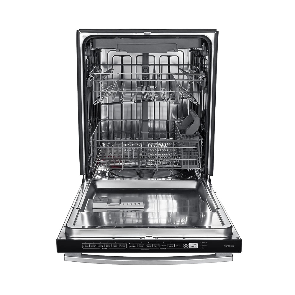 14-Place Built-In Stainless Steel Dishwasher | Touch Control & 6 Wash Programs