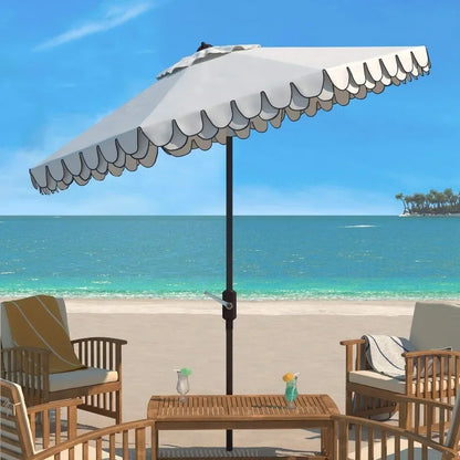 9FT Outdoor Patio Umbrella with Auto Tilt
