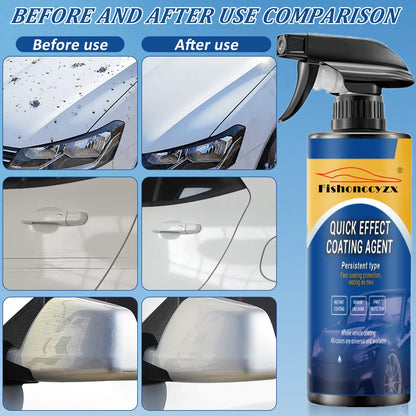 500ML Car Coating Spray – Scratch-Proof Wax & Glass Cleaner