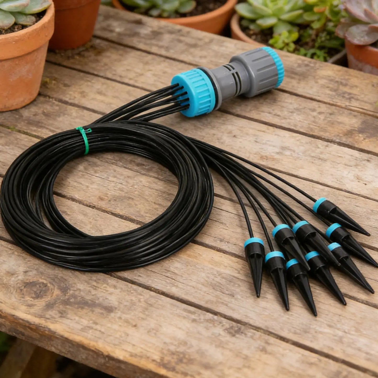 10-Head Automatic Drip Irrigation Kit for Easy Plant Watering