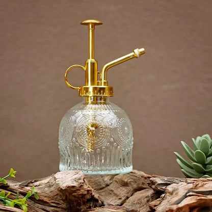 Vintage Glass Plant Mister – 200ML Spray Bottle for Indoor Plants