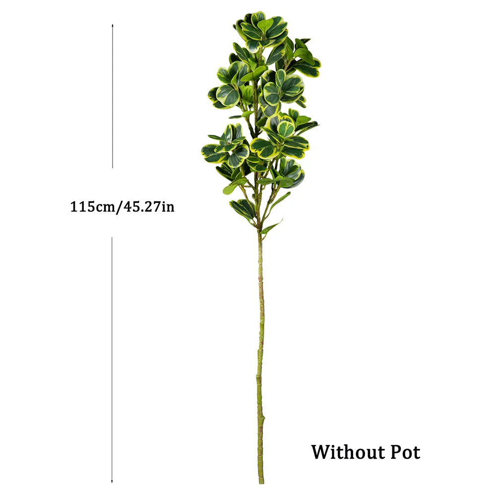 Artificial Ficus Tree – 76cm / 115cm Green Heart Leaves