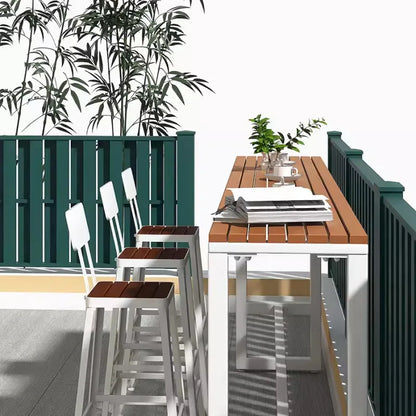 Modern Outdoor Balcony Bar Table & Chair Set