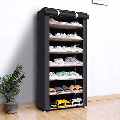 Dustproof Multilayer Shoe Rack | Space-Saving Shoe Organizer