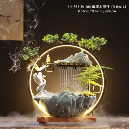 Zen Ceramic Water Fountain Humidifier