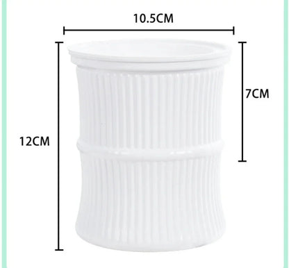 Self-Watering Hydroponic Flower Pot – Transparent Double-Layer Planter