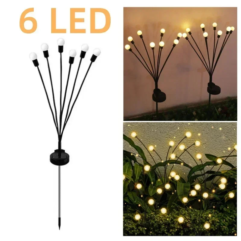 Solar Jellyfish Lights – Colorful Garden LED Decor (6/8/10 Heads)