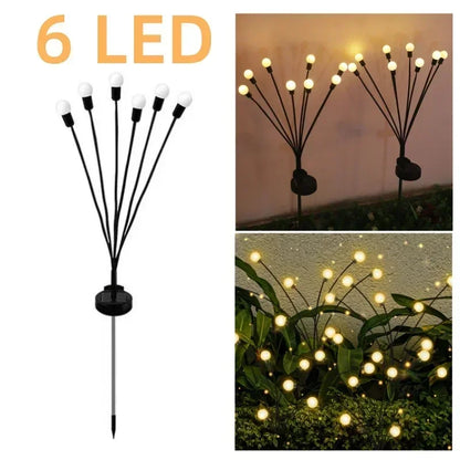Solar Jellyfish Lights – Colorful Garden LED Decor (6/8/10 Heads)