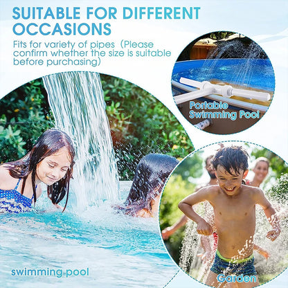 Double Head LED Pool Fountain – Splash, Cool & Relax
