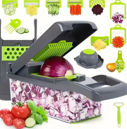 14-in-1 Vegetable Chopper & Slicer – Multi Kitchen Cutter