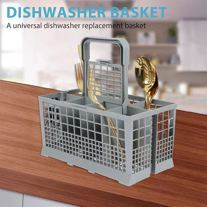 Universal Dishwasher Cutlery Basket – Foldable Organizer Replacement