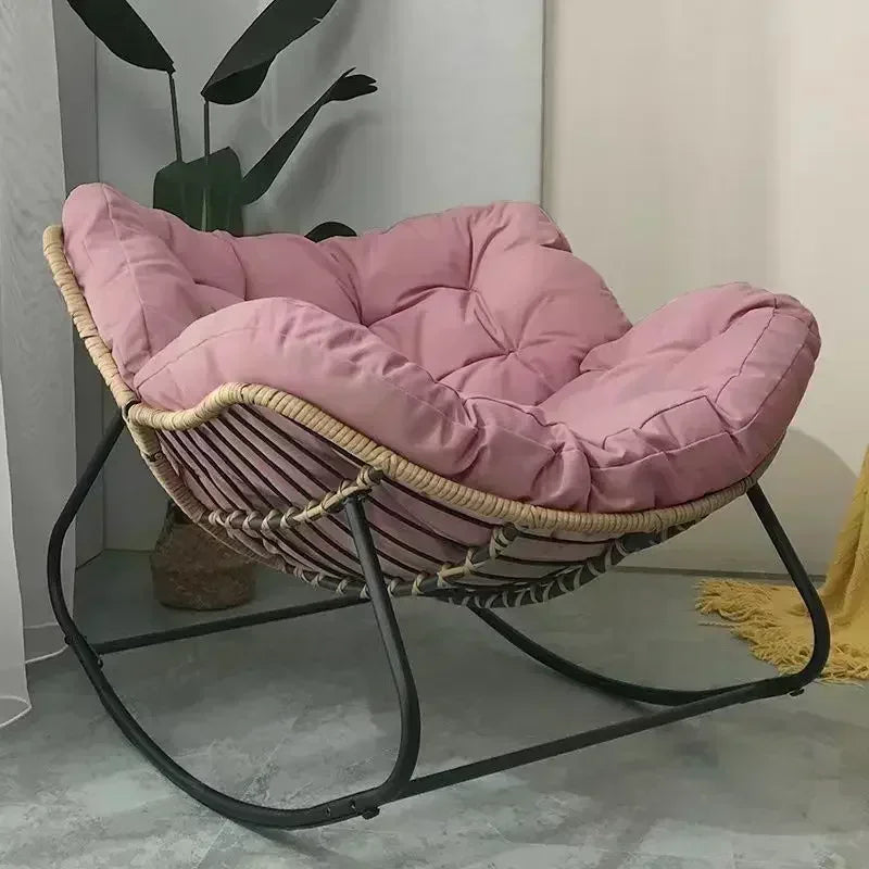 Bird Nest Rocking Chair – Cozy Living Room & Balcony Lounger