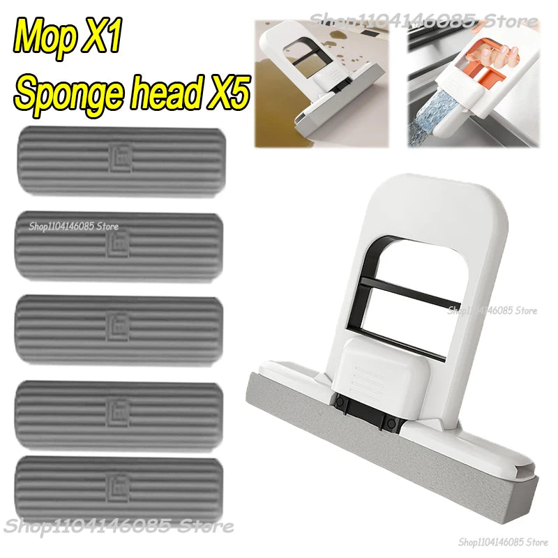 Mini Foldable Cleaning Mop – Handheld Home & Car Cleaner