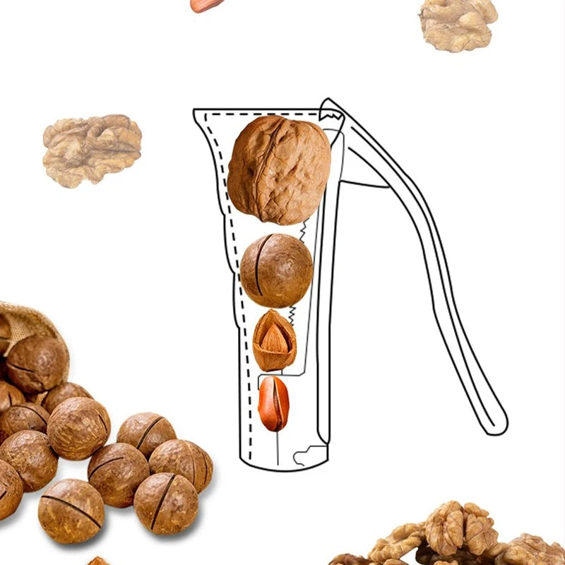 NutEase Walnut & Nut Cracker Tool