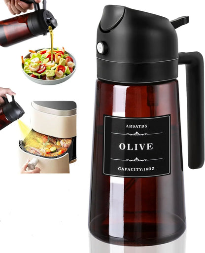 2-in-1 Oil Sprayer Bottle for cooking and plants