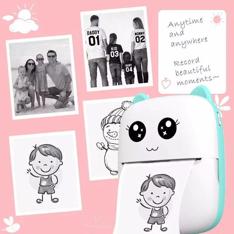 Bluetooth Mini Photo Printer | Easy Way to Print Photos at Home