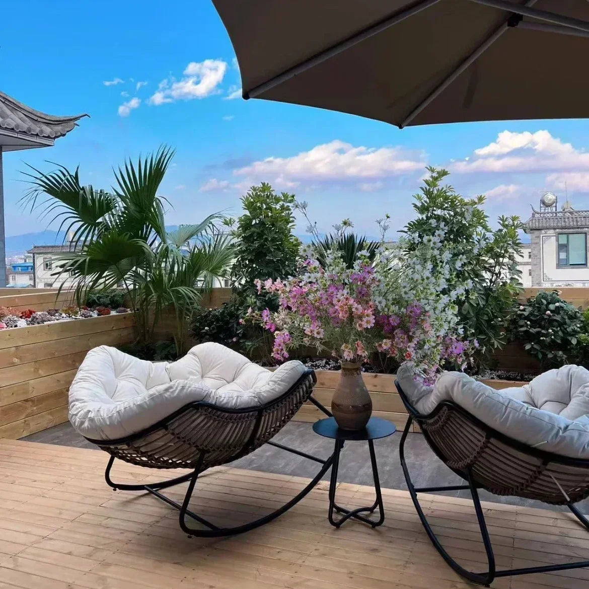 Bird Nest Rocking Chair – Cozy Living Room & Balcony Lounger