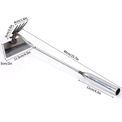 Carbon Steel Hollow Garden Hoe – Easy Weeder & Soil Loosening Tool