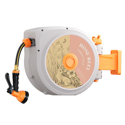 Retractable Garden Hose Reel – High-Pressure Watering Made Easy