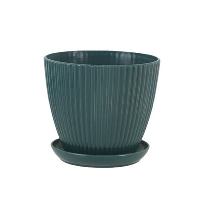 Minimalist Resin Plant Pot with Drainage Tray