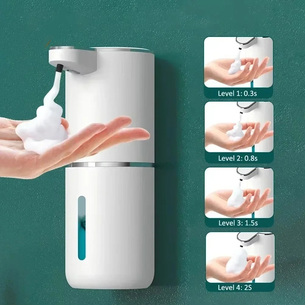 380ml Touchless Foam Soap Dispenser – USB Rechargeable