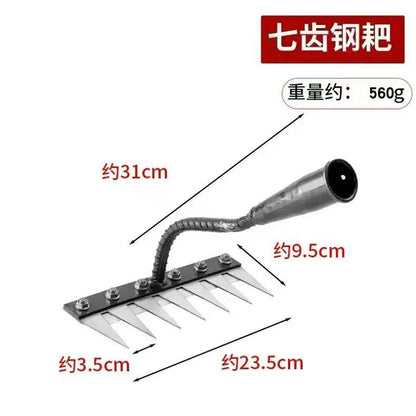 Carbon Steel Hollow Garden Hoe – Easy Weeder & Soil Loosening Tool
