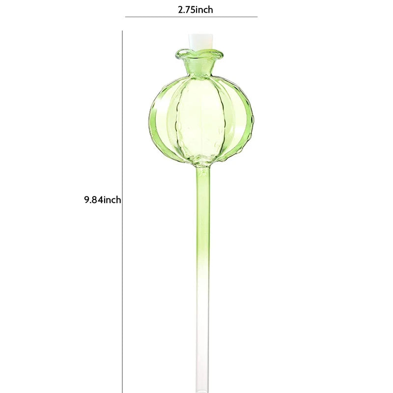 Glass Self-Watering Plant Bulbs – Easy Indoor Drip Irrigation