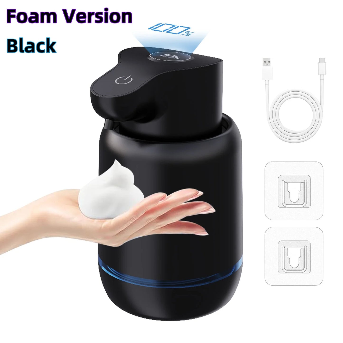 380ml Touchless Foam Soap Dispenser – USB Rechargeable