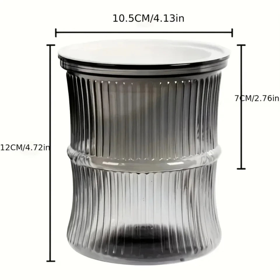 Self-Watering Hydroponic Flower Pot – Transparent Double-Layer Planter