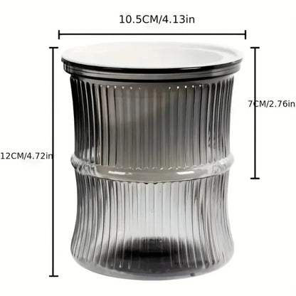 Self-Watering Hydroponic Flower Pot – Transparent Double-Layer Planter