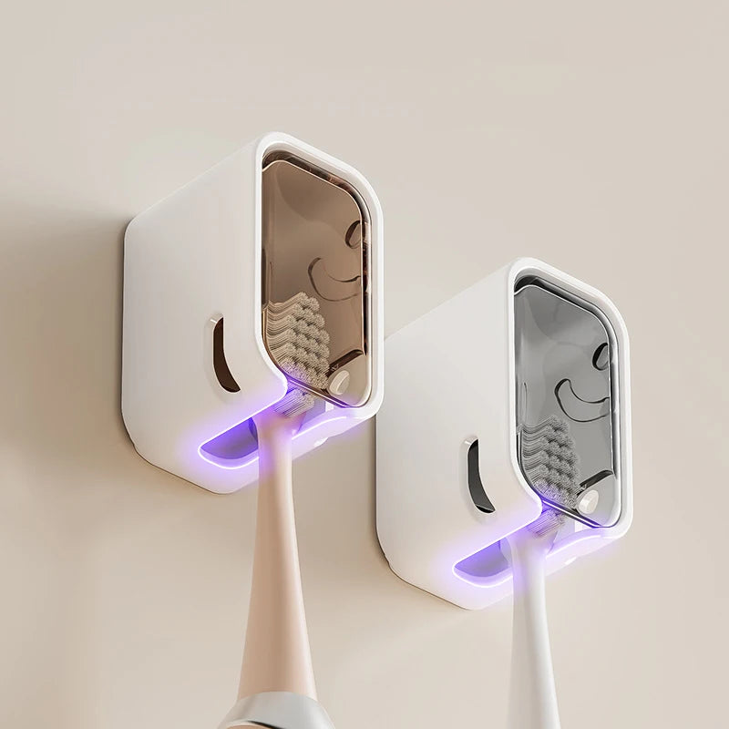 Wall-Mounted Toothbrush Holder Organizer