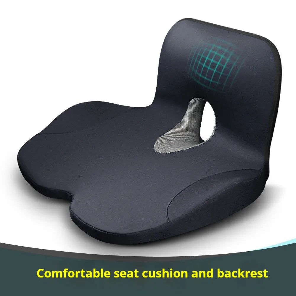 Memory Foam Seat Cushion - Best Support for Home Office Comfort