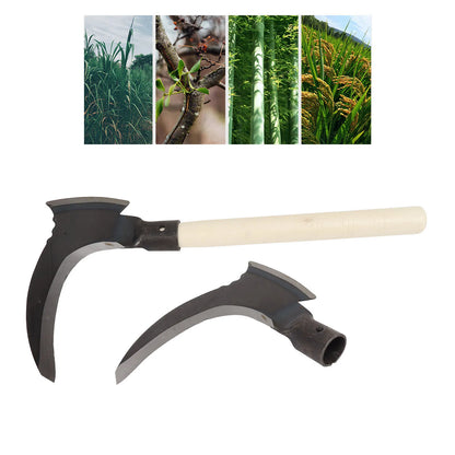 Heavy Duty Double Sickle – High Manganese Steel Gardening & Farming Tool