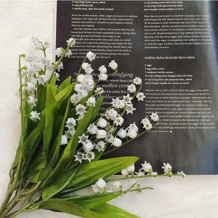 Elegant Lily of the Valley Faux Flowers for Home & Wedding Decor