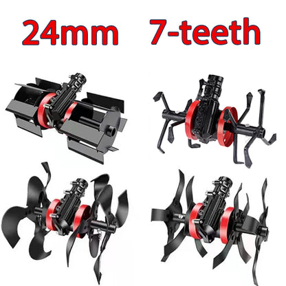 24mm 7-Teeth Lawn Mower & Trimmer Accessory – Weeding & Soil Tools